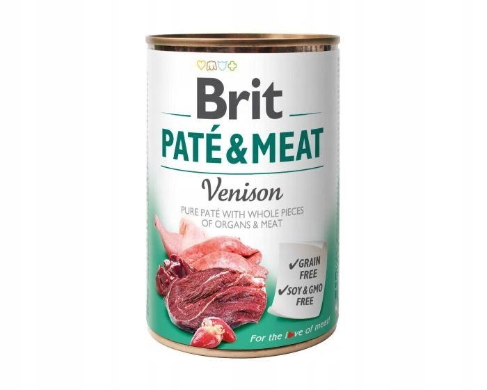 Brit Pate Meat MIX smaków 24 x 400g puszki dla psa