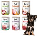 Brit Pate Meat MIX smaków 6 x 400g puszki dla psa