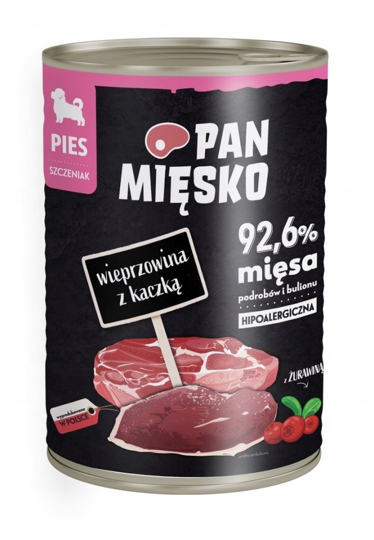 Pan Mięsko 6x 400 g mix NOWYCH SMAKÓW DLA PSA