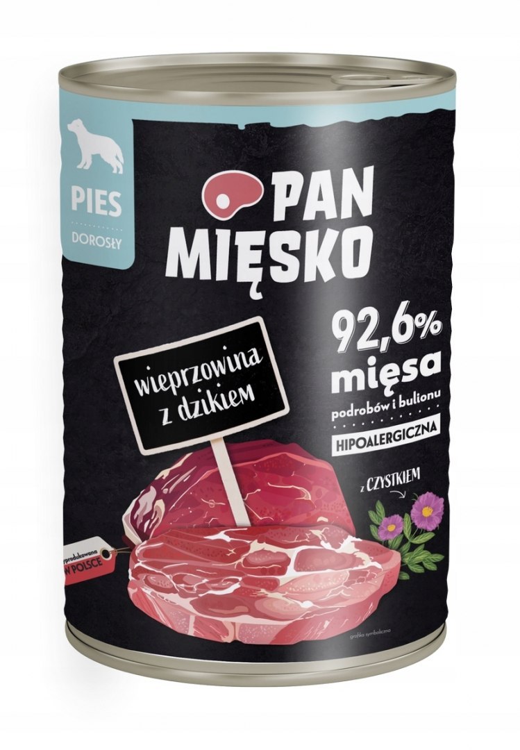 Pan Mięsko 6x 400 g mix NOWYCH SMAKÓW DLA PSA