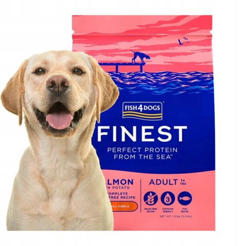 Fish4Dogs Finest Adult Salmon 12 kg RASY ŚREDNIE I DUŻE