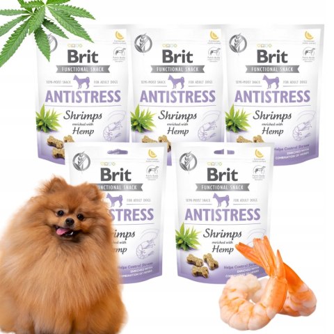 BRIT FUNCTIONAL ANTISTRESS 5X150 PRZYSMAK Z KREWETKĄ NA USPOKOJENIE