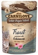 Kopia - Przysmaki Rybka dla alergika Carnilove pstrąg z koperkiem 10X200g d