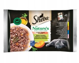 SHEBA Nature's Collection Wybór Smaków saszetka 4x85g