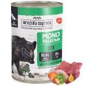 Wiejska Zagroda Karma mokra dla psa Monobiałkowa Dzik 6x800g