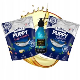ZESTAW 2X1KG + OLEJ DLA SZCZENIĄT BALTICA PUPPY SALMON & DUCK HYPOALLERGENI