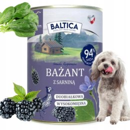 BALTICA Puszka Karma mokra Bażant z sarniną 400g
