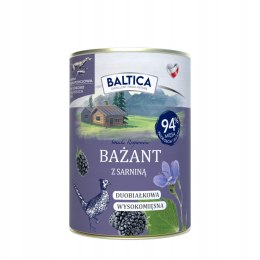 BALTICA Puszka Karma mokra Bażant z sarniną 400g
