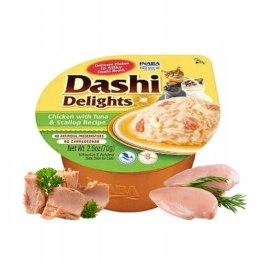 INABA CAT DASHI DELIGHTS CHICKEN TUNA SCALLOP 70g