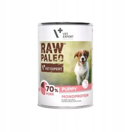 Raw Paleo MONOPROTEIN Pork PUPPY Wieprzowina 400g szczeniak