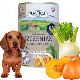 BALTICA Karma mokra Szczeniak Kozina z królikiem 400g