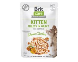BRIT CARE FILLETS IN GRAVY KITTEN CHOICE CHICKEN 85g saszetka