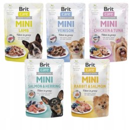 Brit Care Mini Pouch 40x85 MEGA ZESTAW Saszetki karma dla miniaturki