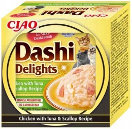 INABA CAT DASHI DELIGHTS CHICKEN TUNA SCALLOP 70g