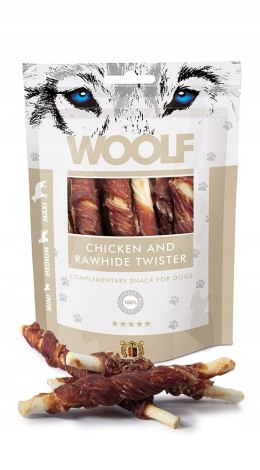 Woolf Chicken And Rawhide Twister Przysmak 100 g