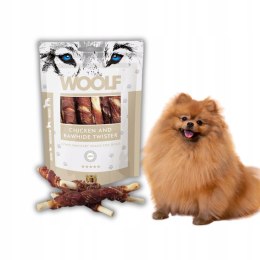 Woolf Chicken And Rawhide Twister Przysmak 100 g