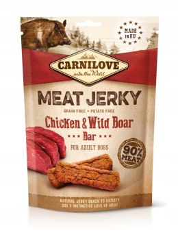 Carnilove Jerky Chicken and Wild Boar Bar 100g Przysmaki dla Psa