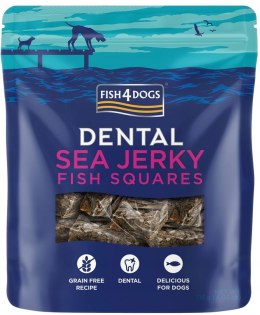Fish4Dogs Dental Sea Jerky Fish Squares przysmak dla psa 115g f4d