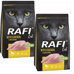 Rafi Cat Zestaw Kurczak 2x7kg dla kota dorosłego Dolina Noteci