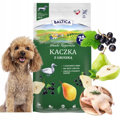 BALTICA ADULT Kaczka z gruszką XS/S 3kg