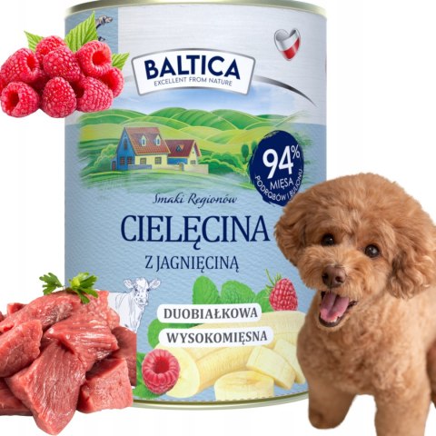BALTICA Karma mokra Cielęcina z jagnięciną 400g