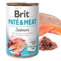 BRIT PATE MEAT SALMON MOKRA KARMA DLA PSA Z ŁOSOSIEM PUSZKA 400G