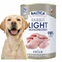 Baltica Królik Light monoproteinowa karma dla psów 400g