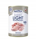 Baltica Królik Light monoproteinowa karma dla psów 400g