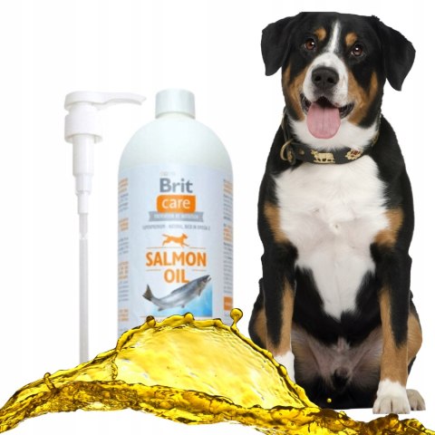Brit Care Olej z lososia 1l skora i siersc 1000ml