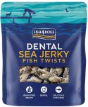 Fish4Dogs Dental Sea Jerky Fish Twists GRYZAK dla psa 100g smaczki
