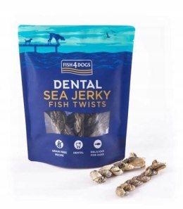 Fish4Dogs Dental Sea Jerky Fish Twists GRYZAK dla psa 100g smaczki