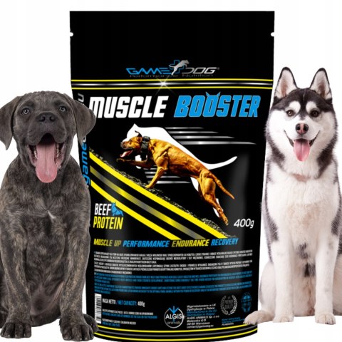 Game Dog Muscle Booster 400g ODŻYWKA BIAŁKOWA DLA PSICH SPORTOWCÓW