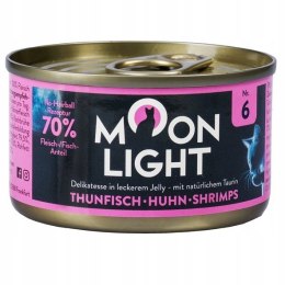 MOONLIGHT DINNER Nr6 Puszka DLA KOTA mix KREWETKI GALARETKA 80g