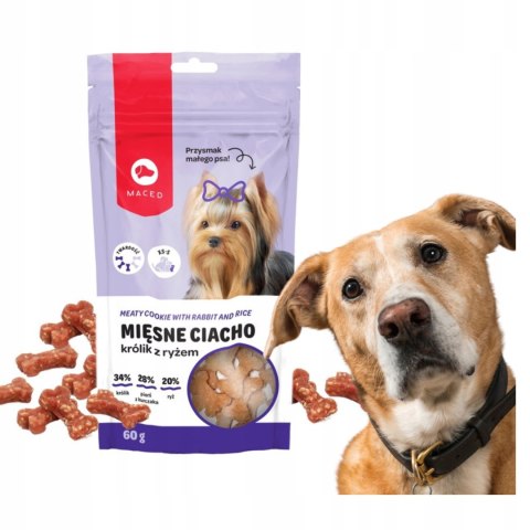 Maced Mięsne Ciacho królik z ryżem 60g XS S małe rasy