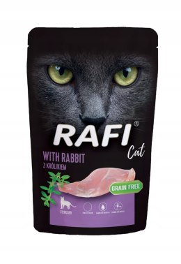 Mokra karma dla kotów sterylizowanych z królikiem Rafi Cat Adult 100 g