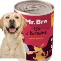 Mr. Bro Dzik z Żurawiną Monoproteinowa karma mokra dla psa 400g