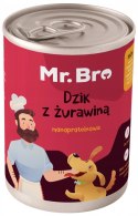 Mr. Bro Dzik z Żurawiną Monoproteinowa karma mokra dla psa 400g