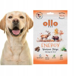 Ollo - Air Dried - Energy Venison Strips 80g - Dziczyzna (jeleń i dzik)