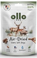 Ollo Air Dried Game Strips suszone miękkie paski z Dziczyzny dla psa 80g