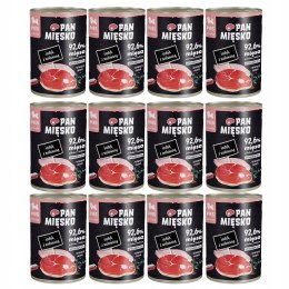 Pan Mięsko Indyk z wołowiną PUPPY 12X400 Zestaw Puszki SZCZENIAK