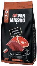 Pan Miesko WOŁOWINA Z JELENIEM 1,6 KG KARMA DLA KOTA