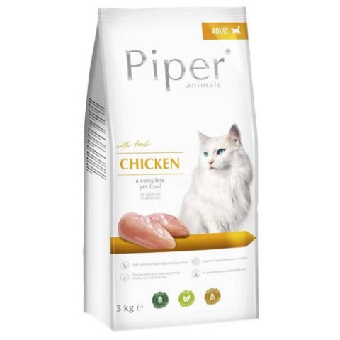 Piper Cat Adult Chicken Animals Dolina Noteci Kurczak Kot 3kg