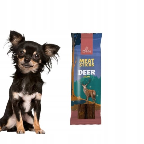 Pokusa FEEL THE WILD - przysmaki dla psa mięsne gryzaki -kabanosy 2 x jeleń