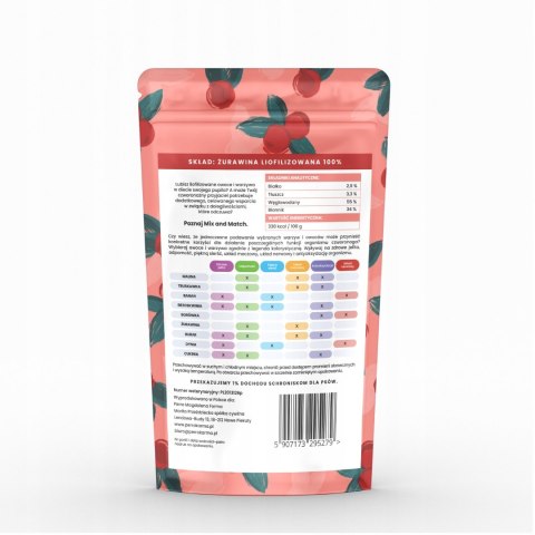 Przysmaki liofilizowane Żurawina 10g Perro MIX & MATCH LIOFILIZOWANA