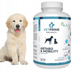 VETPRIME ARTHRO & MOBILITY PUPPY 120 TAB chondro dysplazja