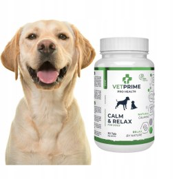 VETPRIME CALM & RELAX 30 TAB suplement na uspokojenie dla psa