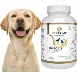 VetPrime Pro Health OMEGA 3 VITAL BOOST for dogs 60 kapsułek 33/22