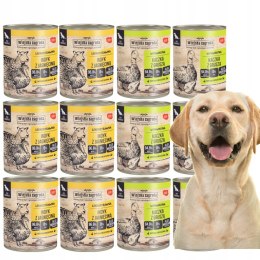 WIEJSKA ZAGRODA 12X800 INDYK Z JAGNIĘCINĄ KACZKA Z GRUSZKĄ