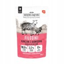 Wiejska Zagroda Karma mokra dla kota Fileciki Kurczak z jagnięciną (dorosły