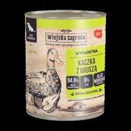 Wiejska Zagroda Karma mokra dla psa Kaczka z gruszką (dorosły) 800g